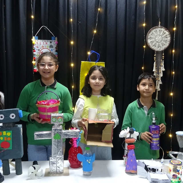 Kilis'te "Atıktan Sanata" sergisi: Öğrenciler atıkları sanata dönüştürdü