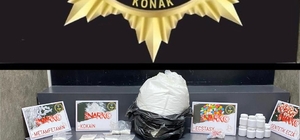 İzmir'de evinde uyuşturucu bulunan zanlı tutuklandı