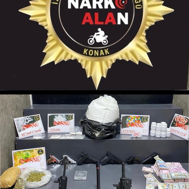 İzmir'de evinde uyuşturucu bulunan zanlı tutuklandı