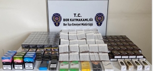 Niğde'de 3 bin 680 dolu makaron ele geçirildi