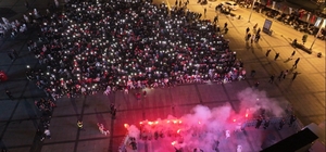 Milli takımın Dünya Kupası bileti Kocaeli’de coşkuyla kutlandı