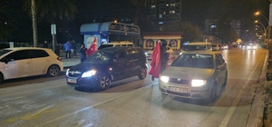 A Milli Futbol Takımı'nın Dünya Kupası'na katılması Adana'da kutlandı