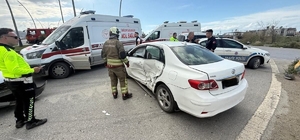 Arsuz'da trafik kazası: 1 yaralı