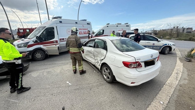 Arsuz'da trafik kazası: 1 yaralı