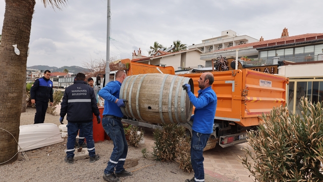 Marmaris Uzunyalı yaza hazırlanıyor