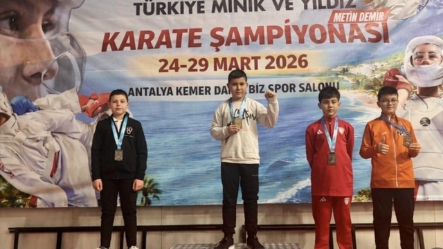 Bilecikli sporcudan Türkiye Karate Şampiyonası'nda bronz madalya