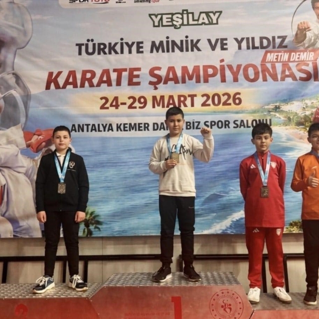 Bilecikli sporcudan Türkiye Karate Şampiyonası'nda bronz madalya