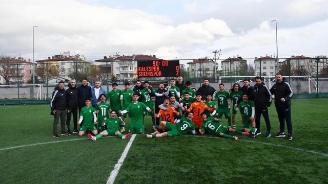 Kayseri U18 Ligi Play-Off: Kayseri Şekerspor: 2 - Kalespor: 0