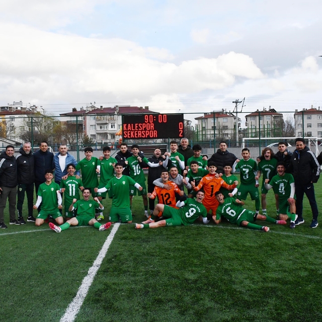 Kayseri U18 Ligi Play-Off: Kayseri Şekerspor: 2 - Kalespor: 0