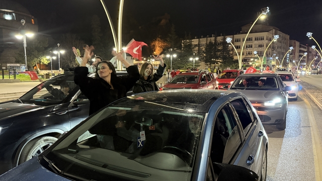 A Milli Futbol Takımı'nın Dünya Kupası'na katılmaya hak kazanması Tokat'ta coşkuyla kutlandı