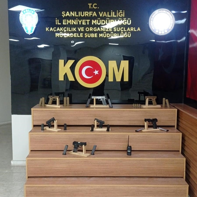 Şanlıurfa'da silah kaçakçılığı operasyonunda 2 tutuklama