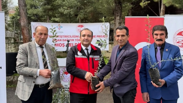Batman'da üreticilere 20 bin zeytin fidanı dağıtıldı