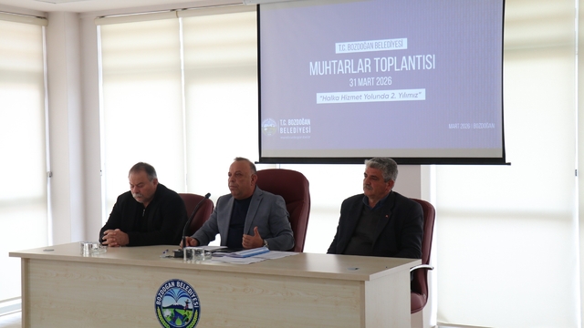 Başkan Özel, muhtarlarla buluştu