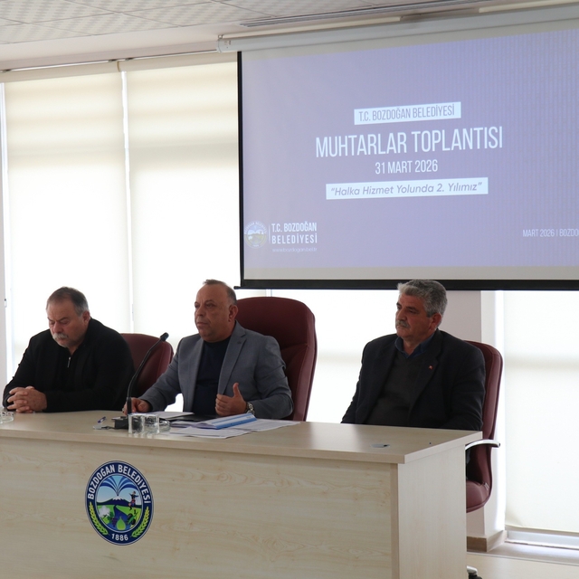 Başkan Özel, muhtarlarla buluştu