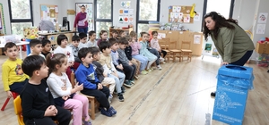 Nilüfer’de miniklere geri dönüşüm eğitimi