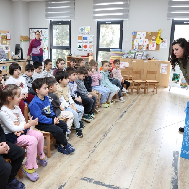 Nilüfer'de miniklere geri dönüşüm eğitimi