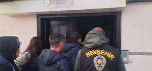 Nevşehir’de fuhuş operasyonu: 7 gözaltı
