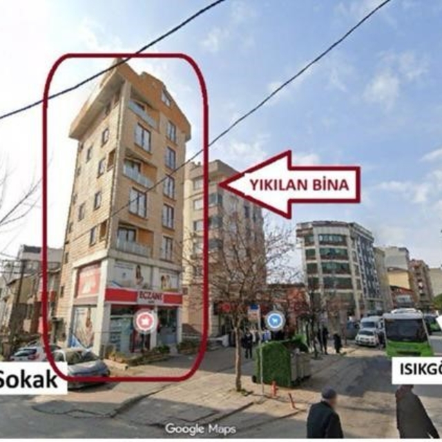 Gebze'de çöken bina için yeni rapor