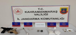 Kahramanmaraş'ta uyuşturucu operasyonu: 3 tutuklama
