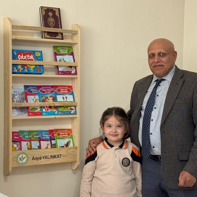 "Her Ev Kütüphane Olsun" Projesiyle 170 öğrencinin evine kütüphane