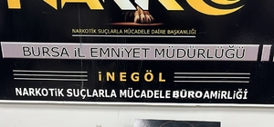 İnegöl'de uyuşturucu taciri tutuklandı
