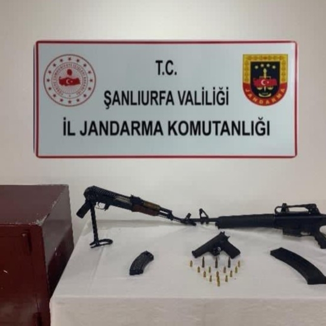 Şanlıurfa'da 3 adet ruhsatsız silah ele geçirildi