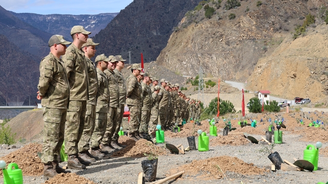 Artvin'de "Mehmetçik Hatıra Ormanı" oluşturuldu