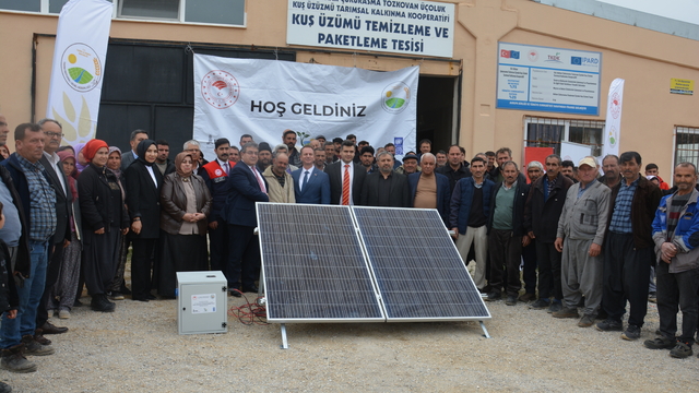 Gülnar'da üreticilere güneş enerjisi paneli dağıtıldı