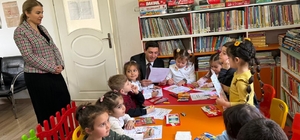 Güdül Kaymakamı Akar'dan kütüphane ziyareti