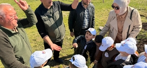 Vezirköprü'de minikler fidan dikerek doğayla buluştu