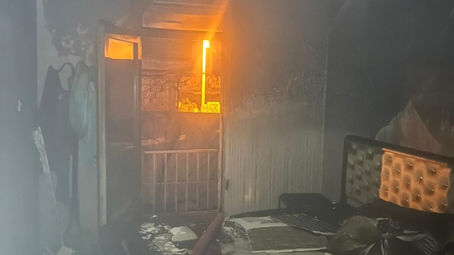 Mardin'de yangın çıkan müstakil ev kullanılamaz hale geldi