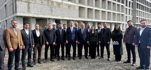 Ağrı'da sağlık yatırımları sahada incelendi