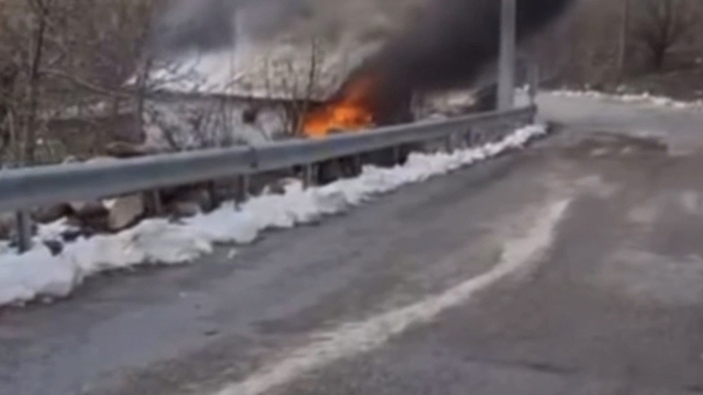 Bursa'da bağ evinde çıkan yangın korkuttu