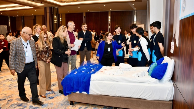 Silifke'de turizm öğrencileri hünerlerini ortaya koydu