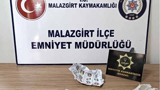 Muş'ta uyuşturucu operasyonunda bir şüpheli tutuklandı