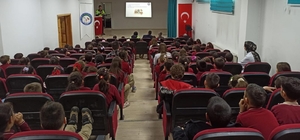 Aydıntepe'de öğrencilere trafik eğitimi verildi