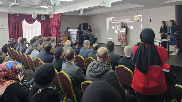 Aydıntepe'de Kütüphane Haftası dolayısıyla program düzenlendi