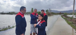 Aydın'da sular altında kalan arazilerde kesin zarar tespiti yapıldı
