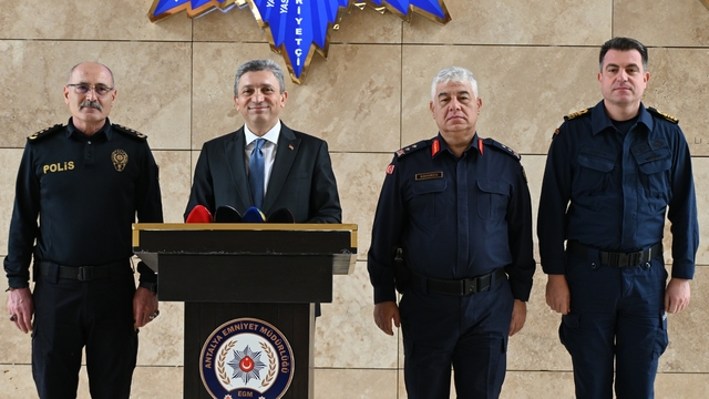 Antalya'da "İl Asayiş ve Güvenlik Bilgilendirme Toplantısı" yapıldı