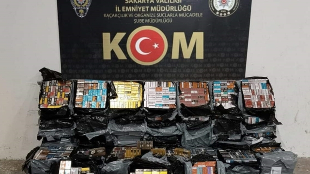 Sakarya'da 312 bin kaçak elektronik sigara tütünü ele geçirildi