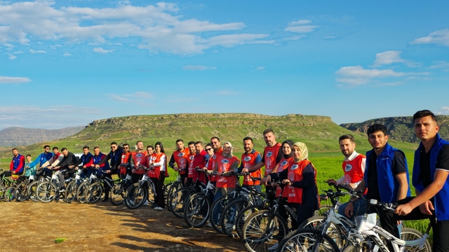 Kozluk'ta bisiklet turu etkinliği yapıldı