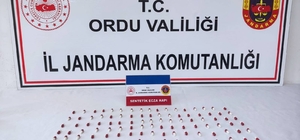 Ordu'da uyuşturucuyla mücadele: 89 operasyon, 3 tutuklama