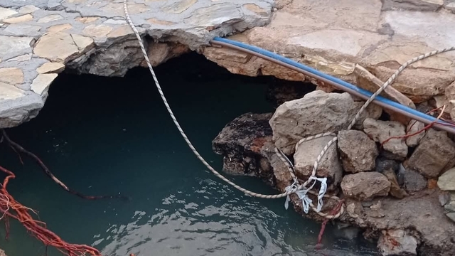 Datça'da fırtına sonrası sahil şeridinde hasar oluştu