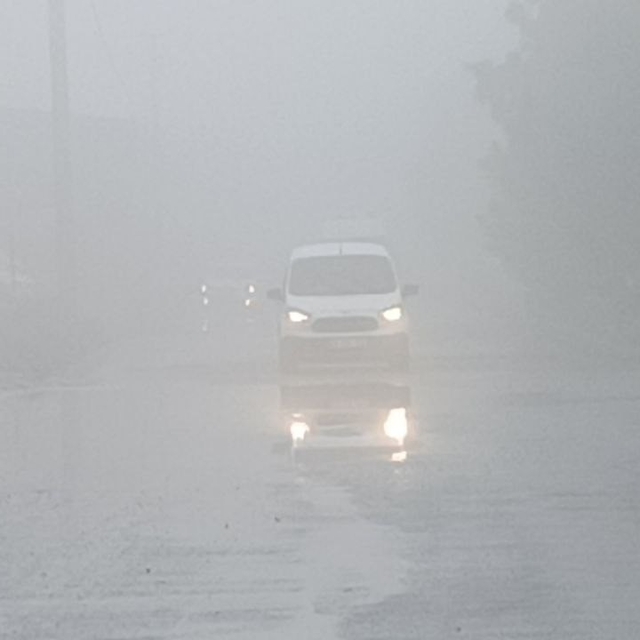 Şanlıurfa'da yoğun sis etkili oldu