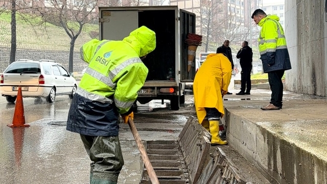 Gaziantep'te sağanak yağışa karşı tedbir alındı