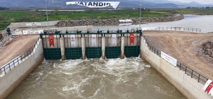 Karasu Regülatörü ve Derivasyon Kanalı açıldı; 585 bin dekar arazi sulanacak