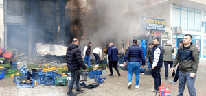 Mardin'de iş yerinde çıkan yangın söndürüldü