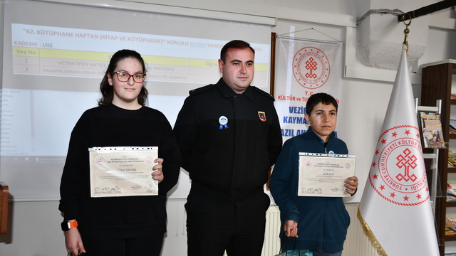Vezirköprü'de Kütüphane Haftası programı düzenlendi