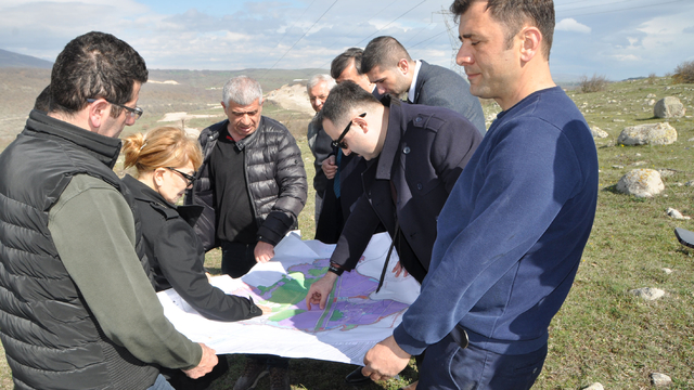 Havza OSB'de savunma sanayi yatırımı için saha incelemesi