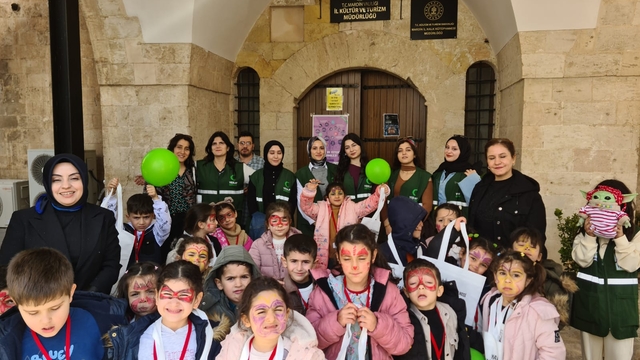 Mardin'de kitap okuma etkinliği yapıldı